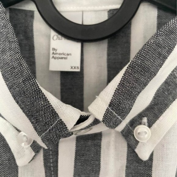 American Apparel chambray Striped shirt - Picture 3 of 3